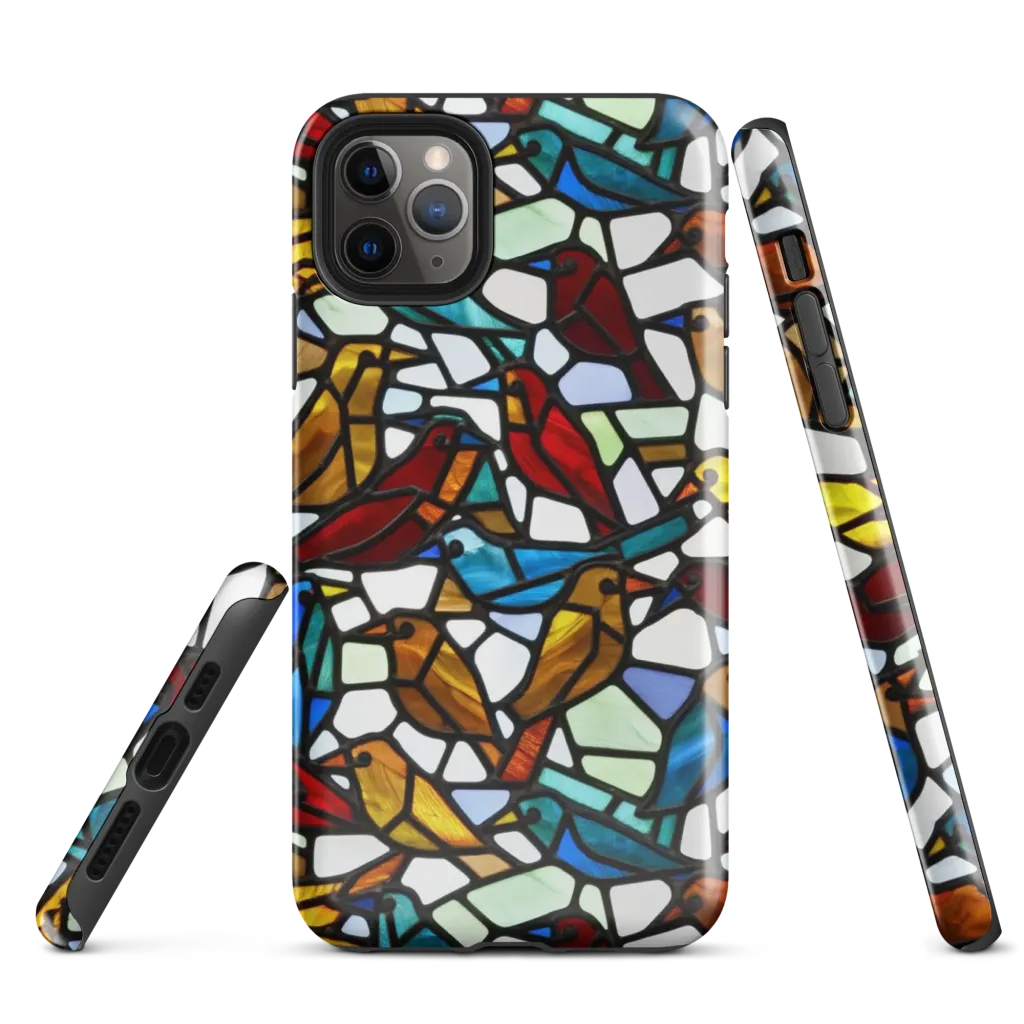 Stained Aviary on Tough Case for iPhone® — Front
