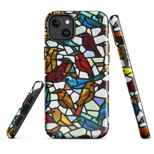 Stained Aviary on a MagSafe Tough Case for iPhone®