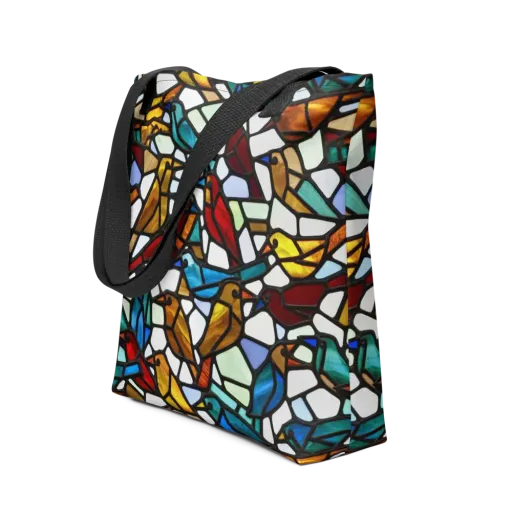 Stained Aviary on a Tote Bag