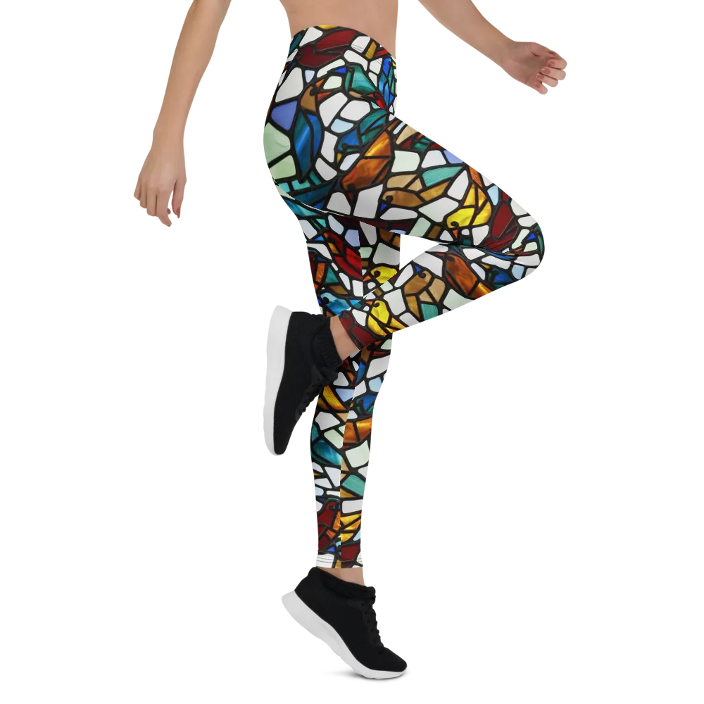 Stained Aviary on Leggings — Right