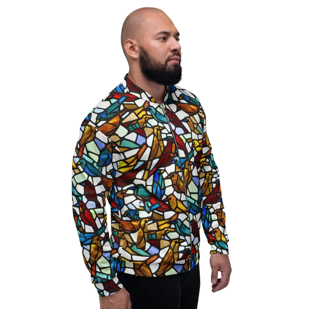 Stained Aviary on Bomber Jacket — Right
