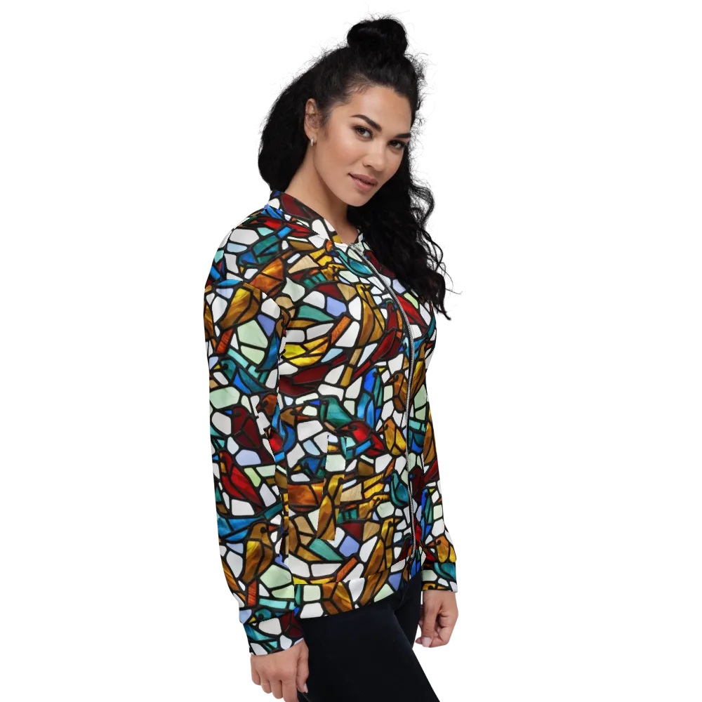 Stained Aviary on Bomber Jacket — Right