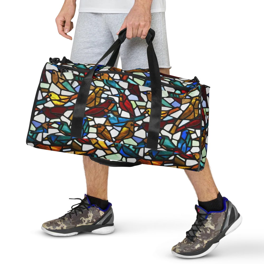Stained Aviary on Duffle Bag — Front