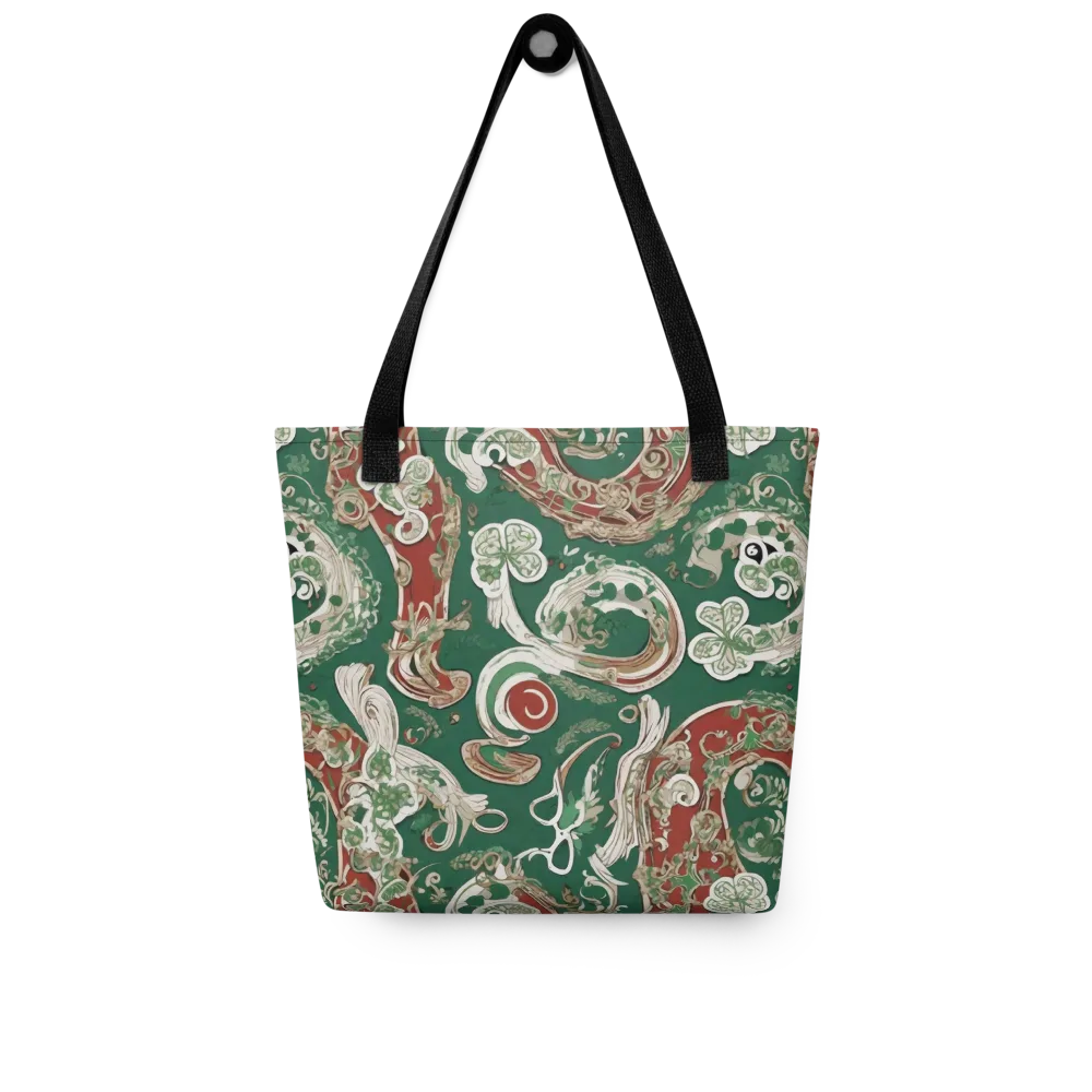 Emerald Curlicue on Tote Bag — Front