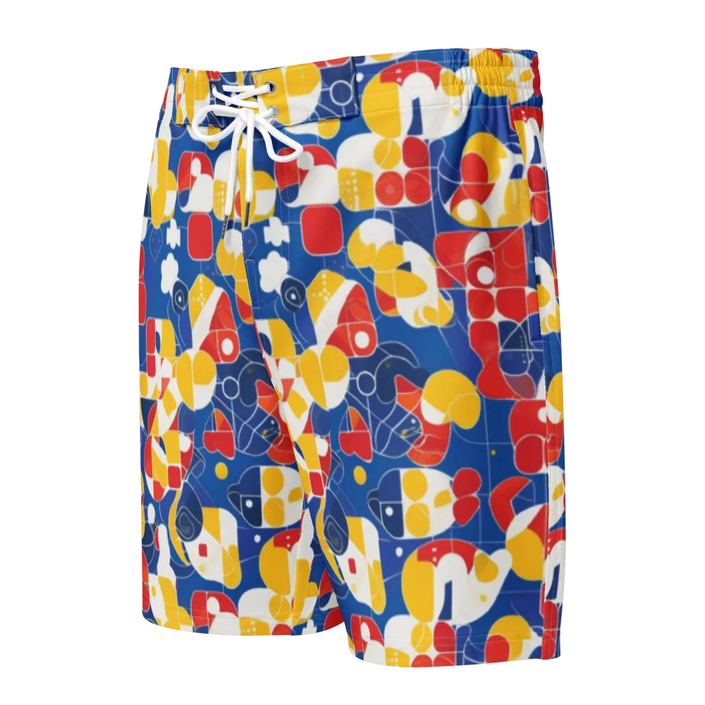 Modular Sunburst on Men's Board Shorts — Front