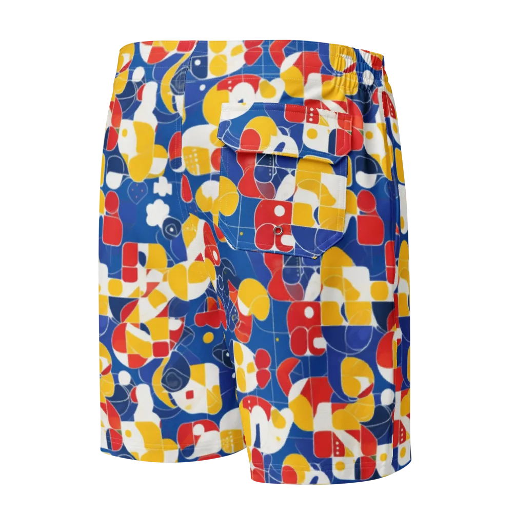 Modular Sunburst on Men's Board Shorts — Back