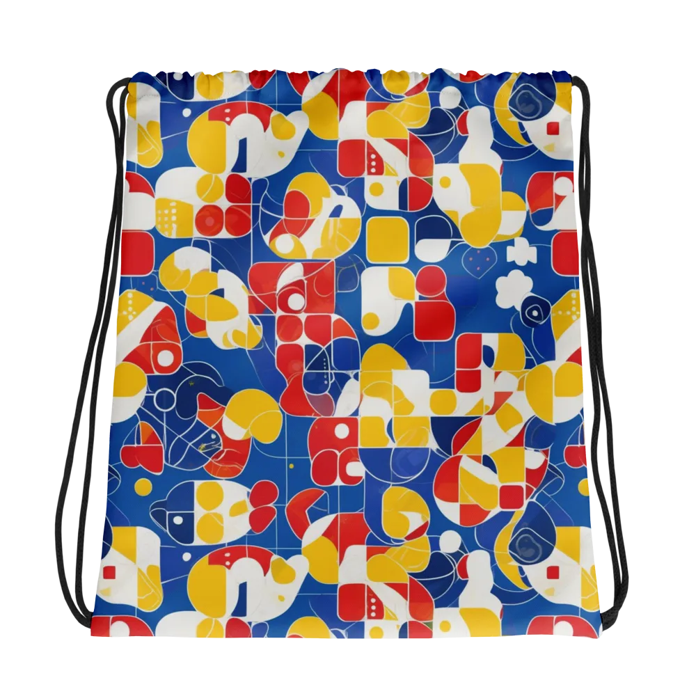 Modular Sunburst on Drawstring Bag — Photo