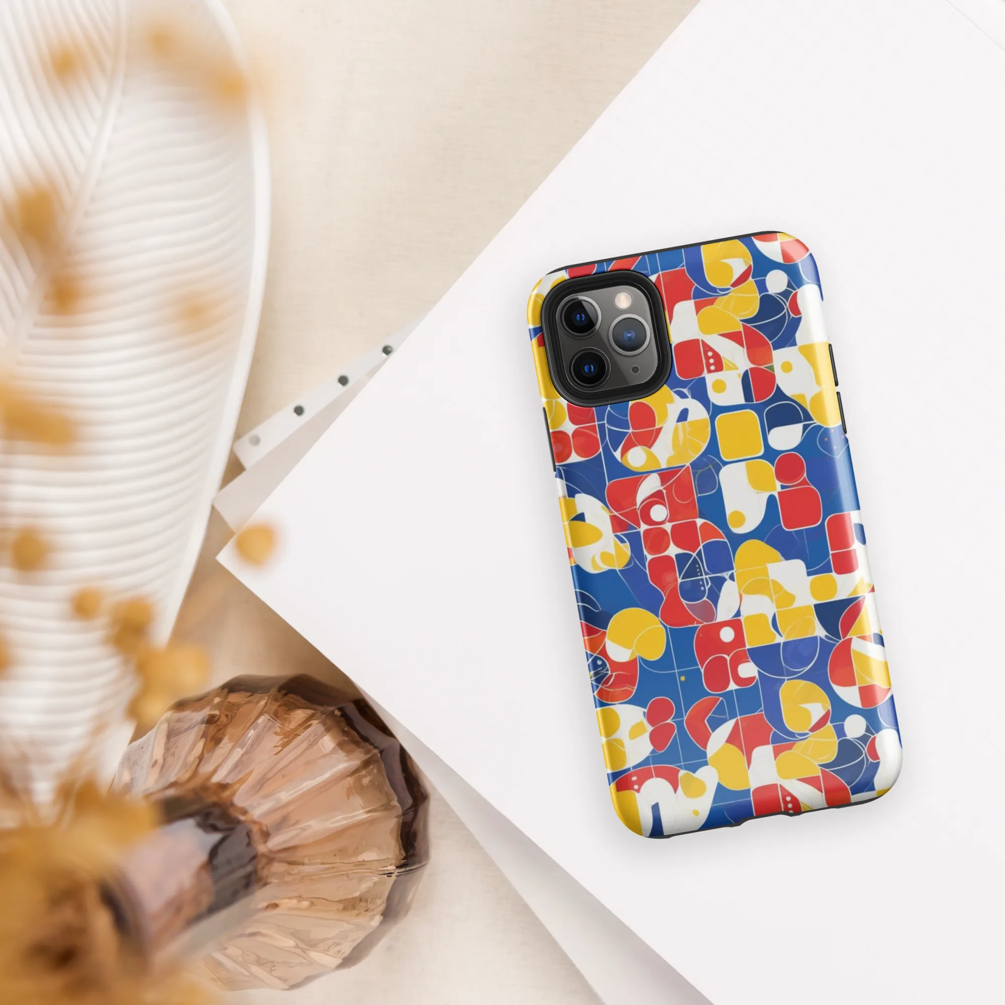 Modular Sunburst on Tough Case for iPhone® — Front