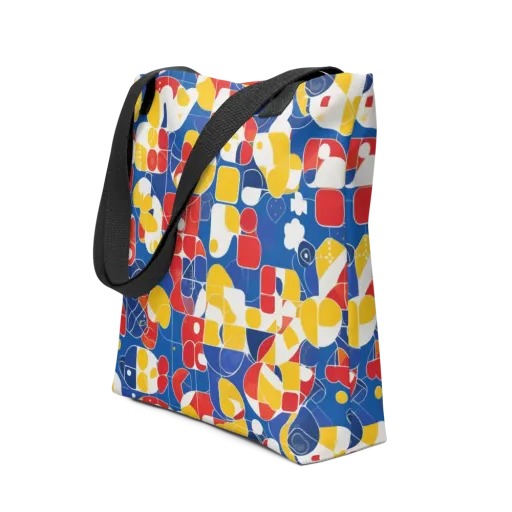 Modular Sunburst on a Tote Bag