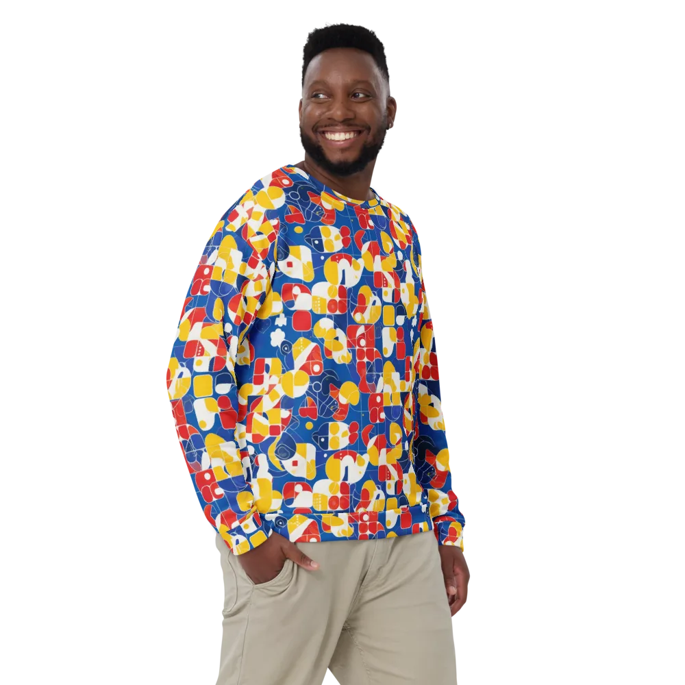 Modular Sunburst on Sweatshirt — Front