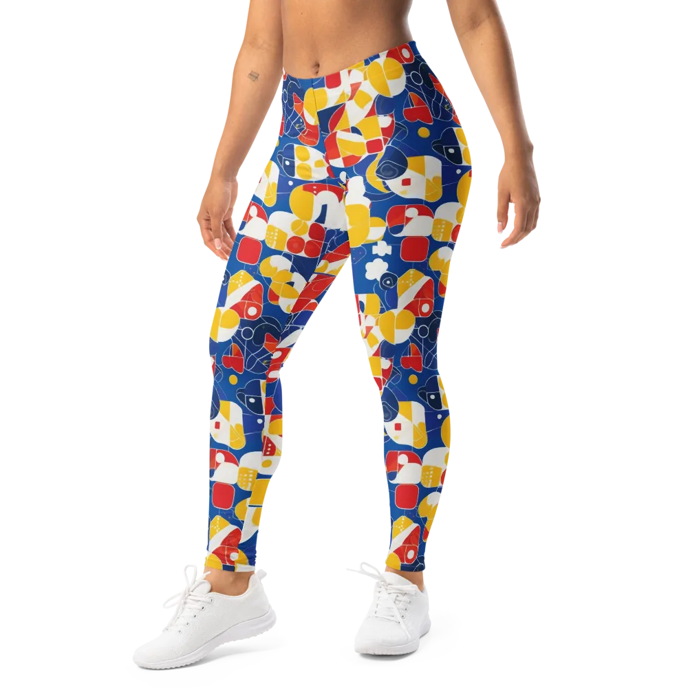 Modular Sunburst on Leggings — Left Front