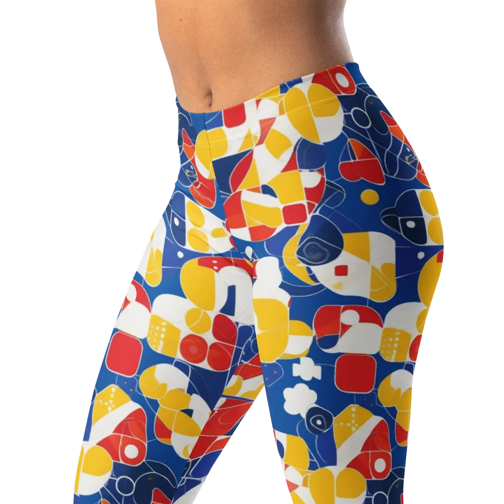 Modular Sunburst on Leggings — Left Front