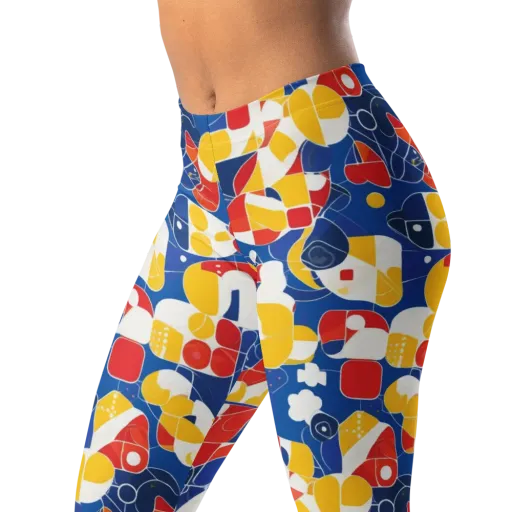 Modular Sunburst on a Leggings