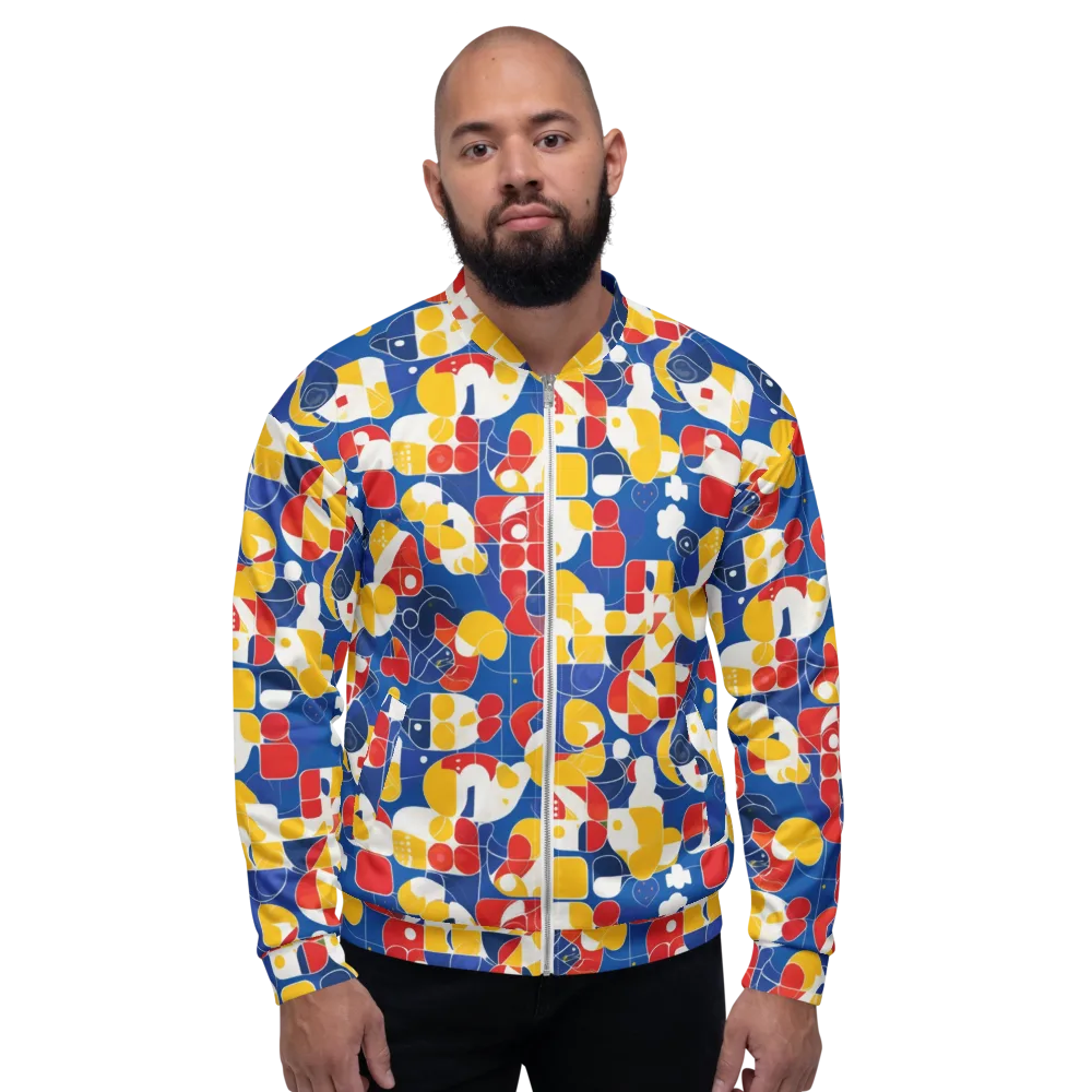 Modular Sunburst on Bomber Jacket — Front