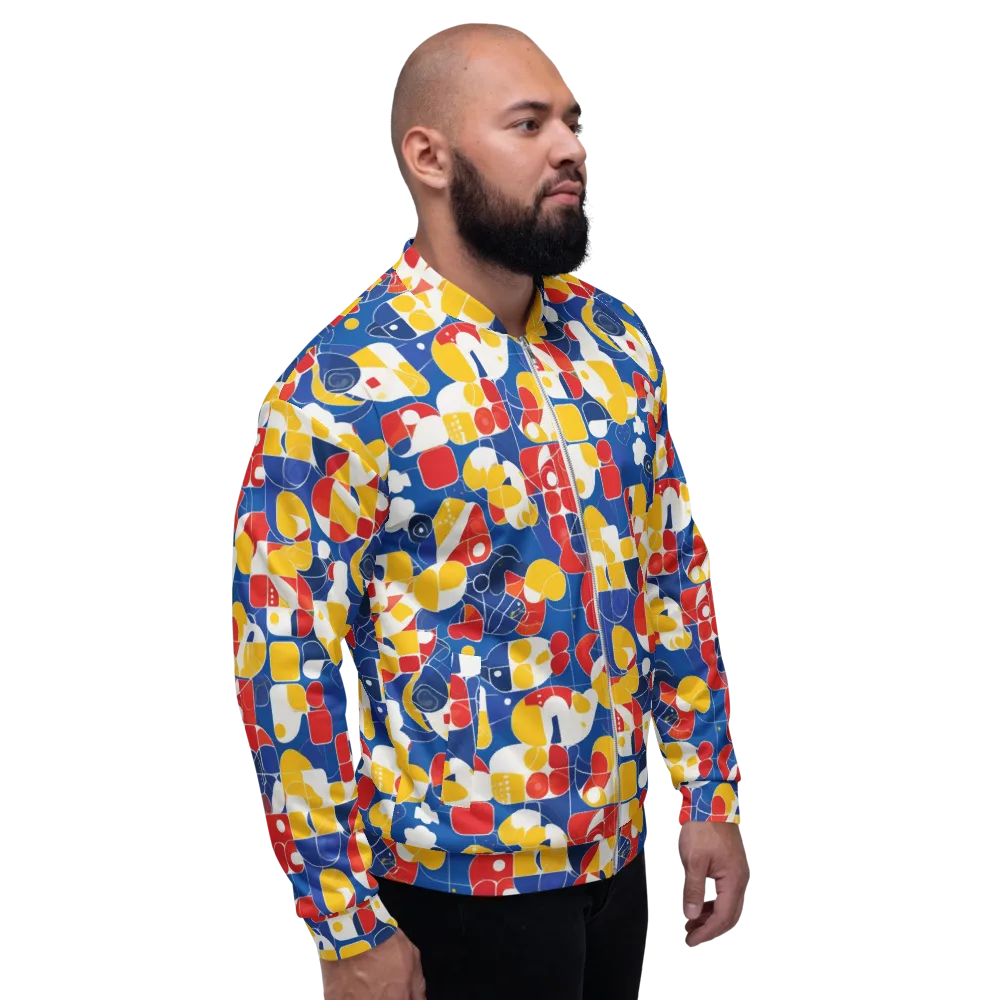Modular Sunburst on Bomber Jacket — Right