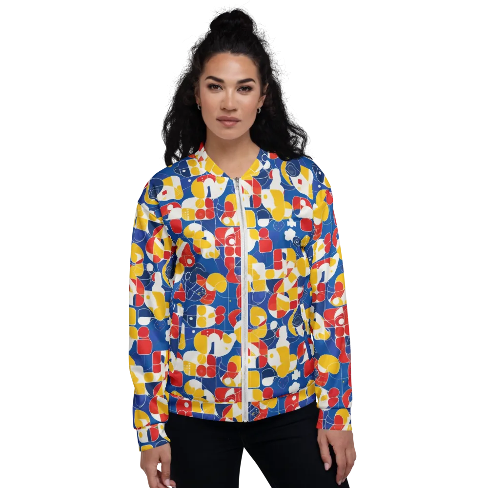 Modular Sunburst on Bomber Jacket — Front