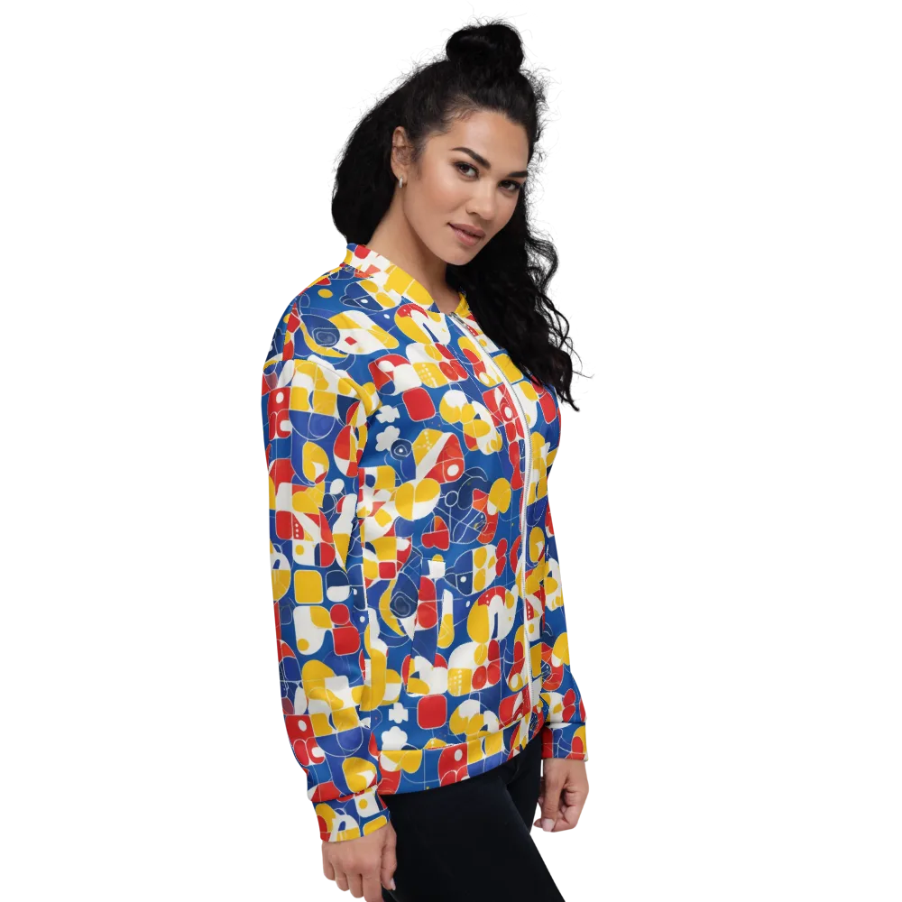Modular Sunburst on Bomber Jacket — Right