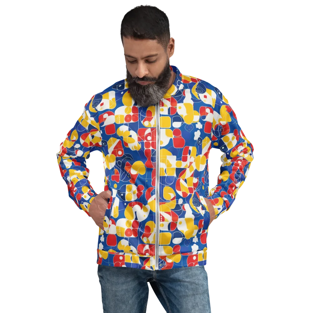 Modular Sunburst on Bomber Jacket — Front