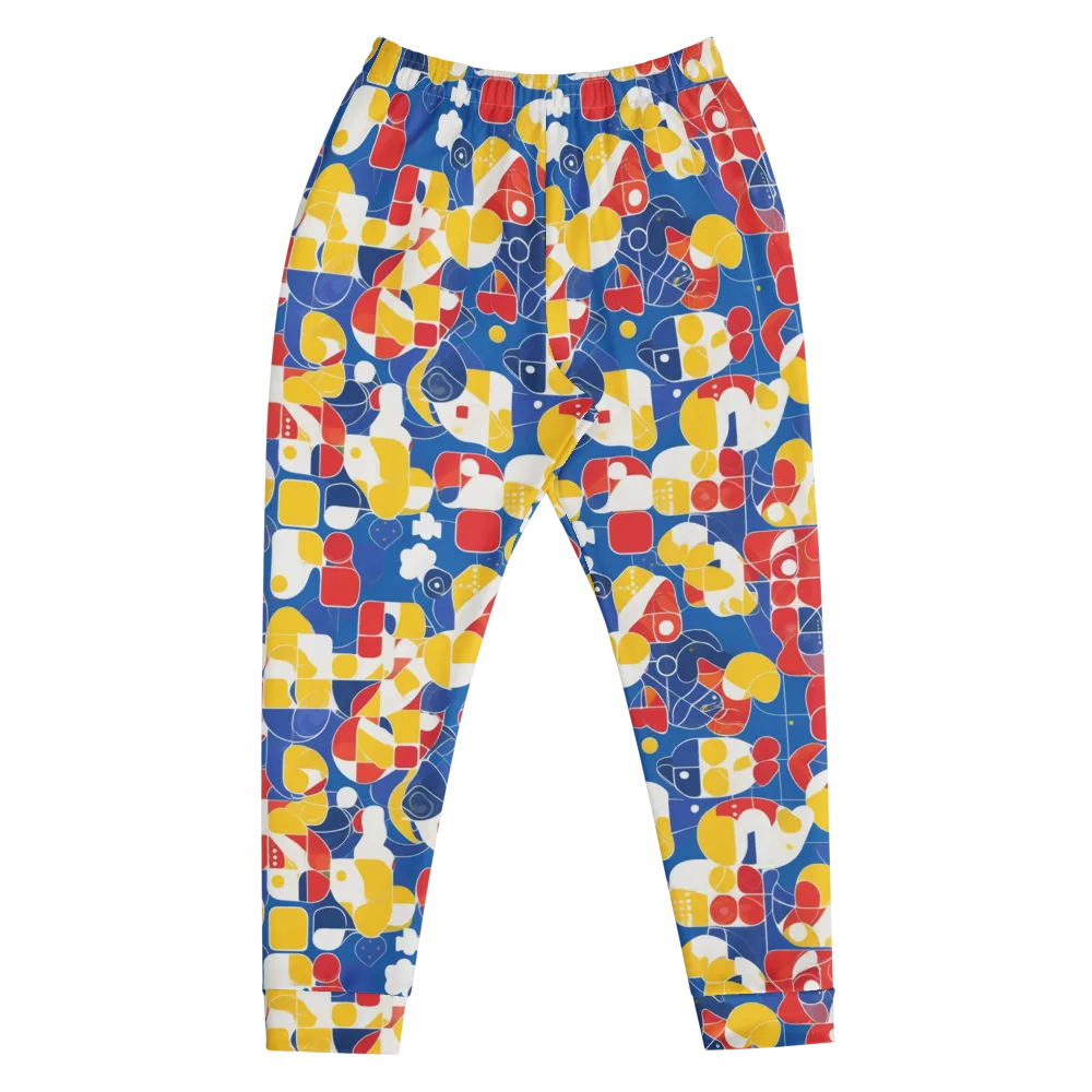 Modular Sunburst on Men's Joggers — Front