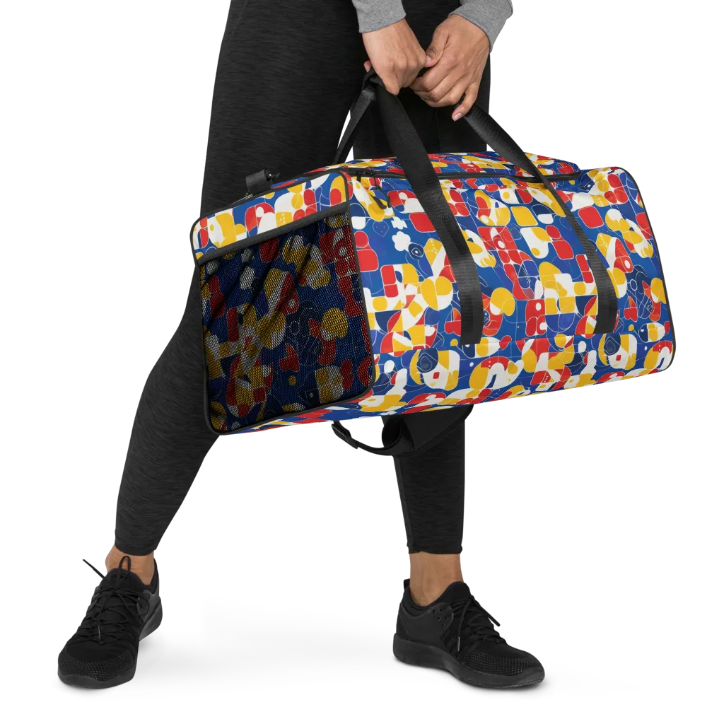 Modular Sunburst on Duffle Bag — Right Front