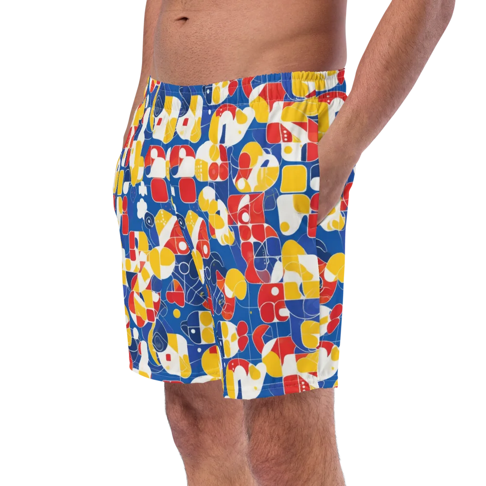 Modular Sunburst on Swim Trunks — Left Front
