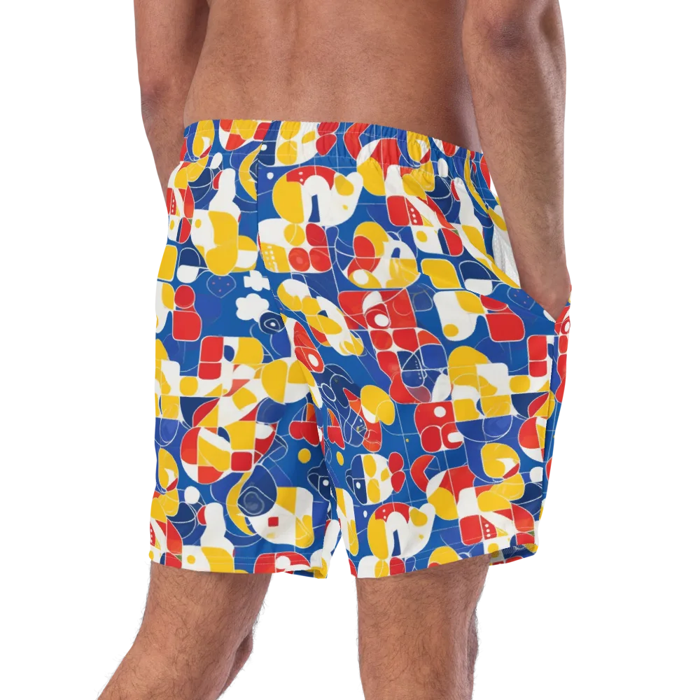 Modular Sunburst on Swim Trunks — Right Back