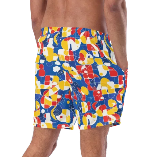 Modular Sunburst on Swim Trunks