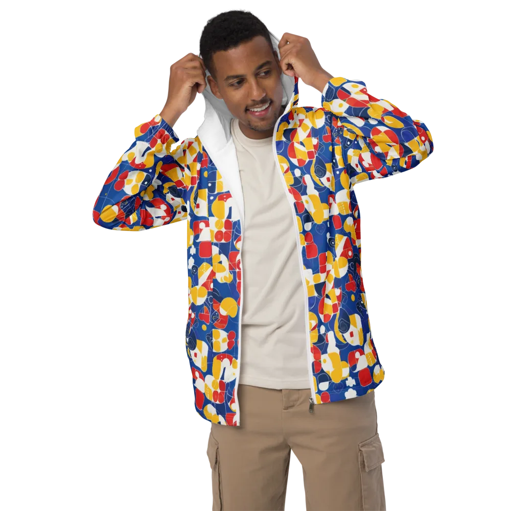 Modular Sunburst on Men's Windbreaker — Front