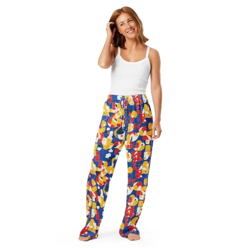 Modular Sunburst on a Women's Pajama Pants