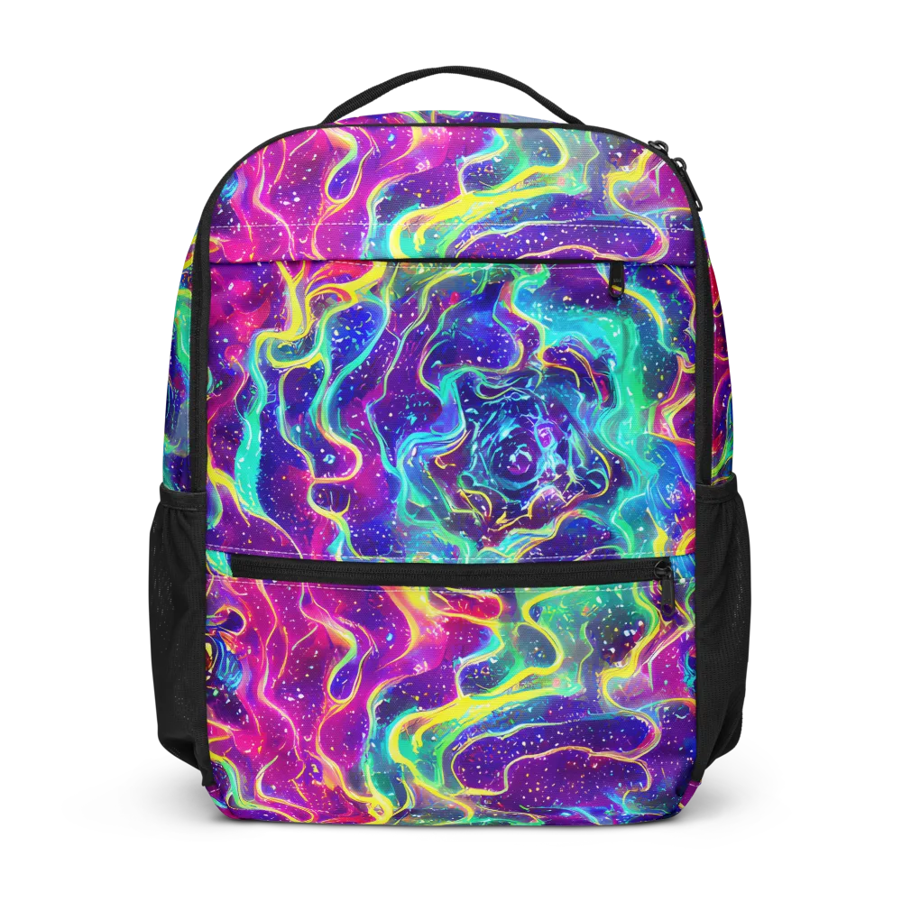 Liquid Light Show on Utility Backpack — Front