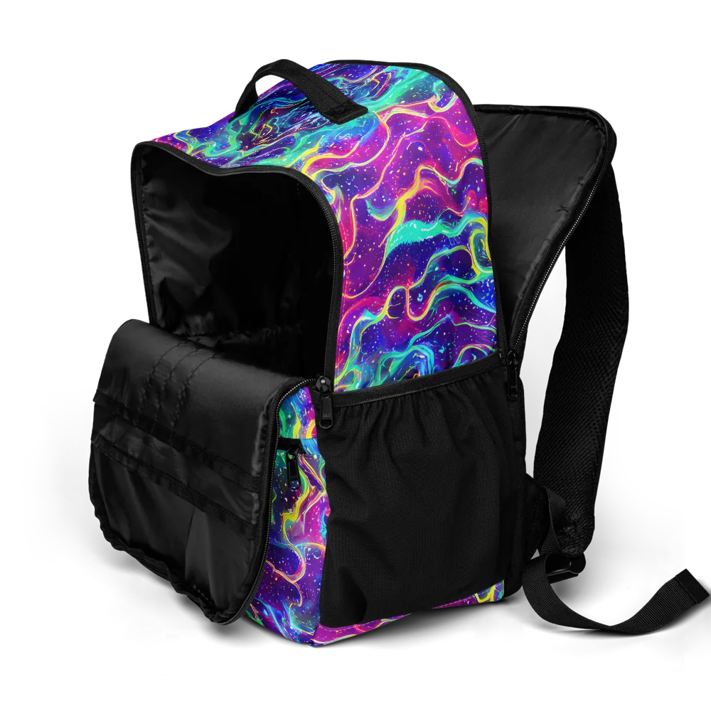 Liquid Light Show on Utility Backpack — Product details 2