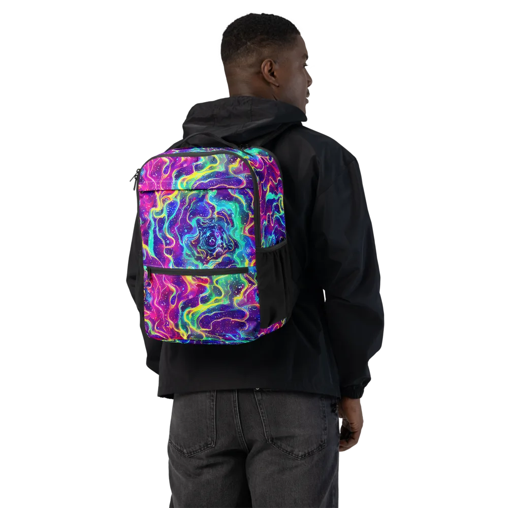 Liquid Light Show on Utility Backpack — Back