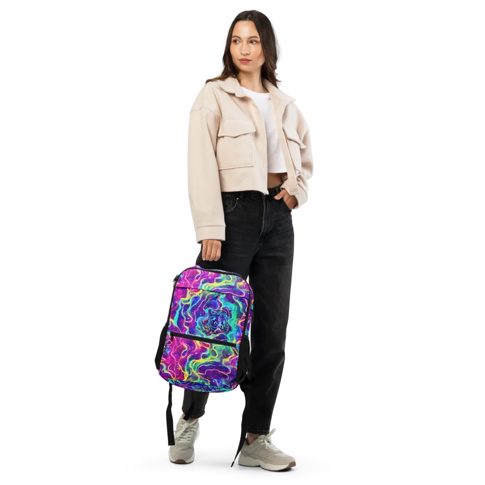 Liquid Light Show on Utility Backpack — Front