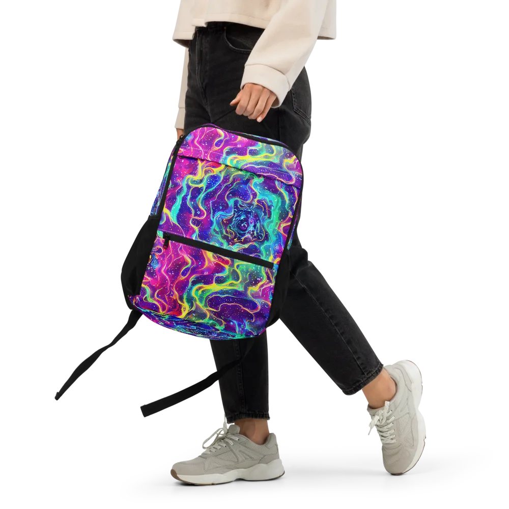 Liquid Light Show on Utility Backpack — Front
