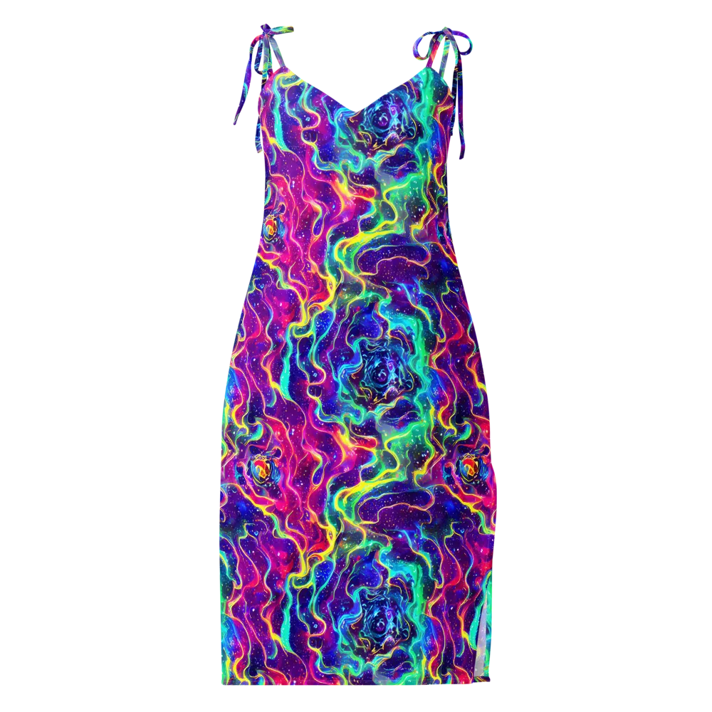 Liquid Light Show on Slip Dress — Front