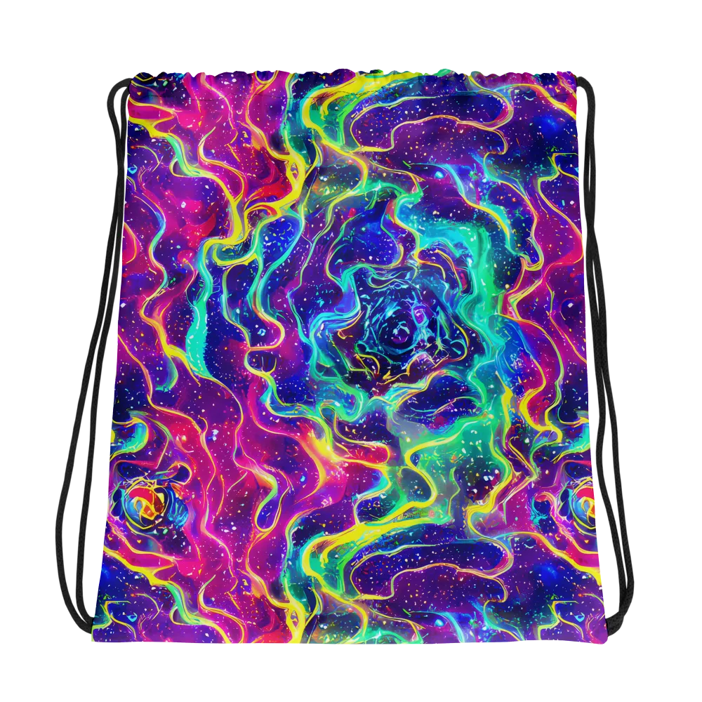 Liquid Light Show on Drawstring Bag — Photo