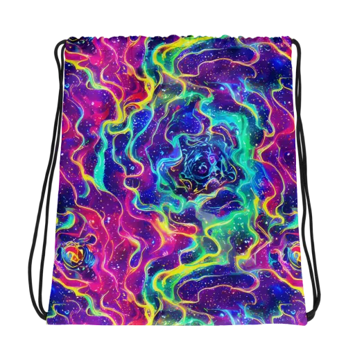 Liquid Light Show on a Drawstring Bag