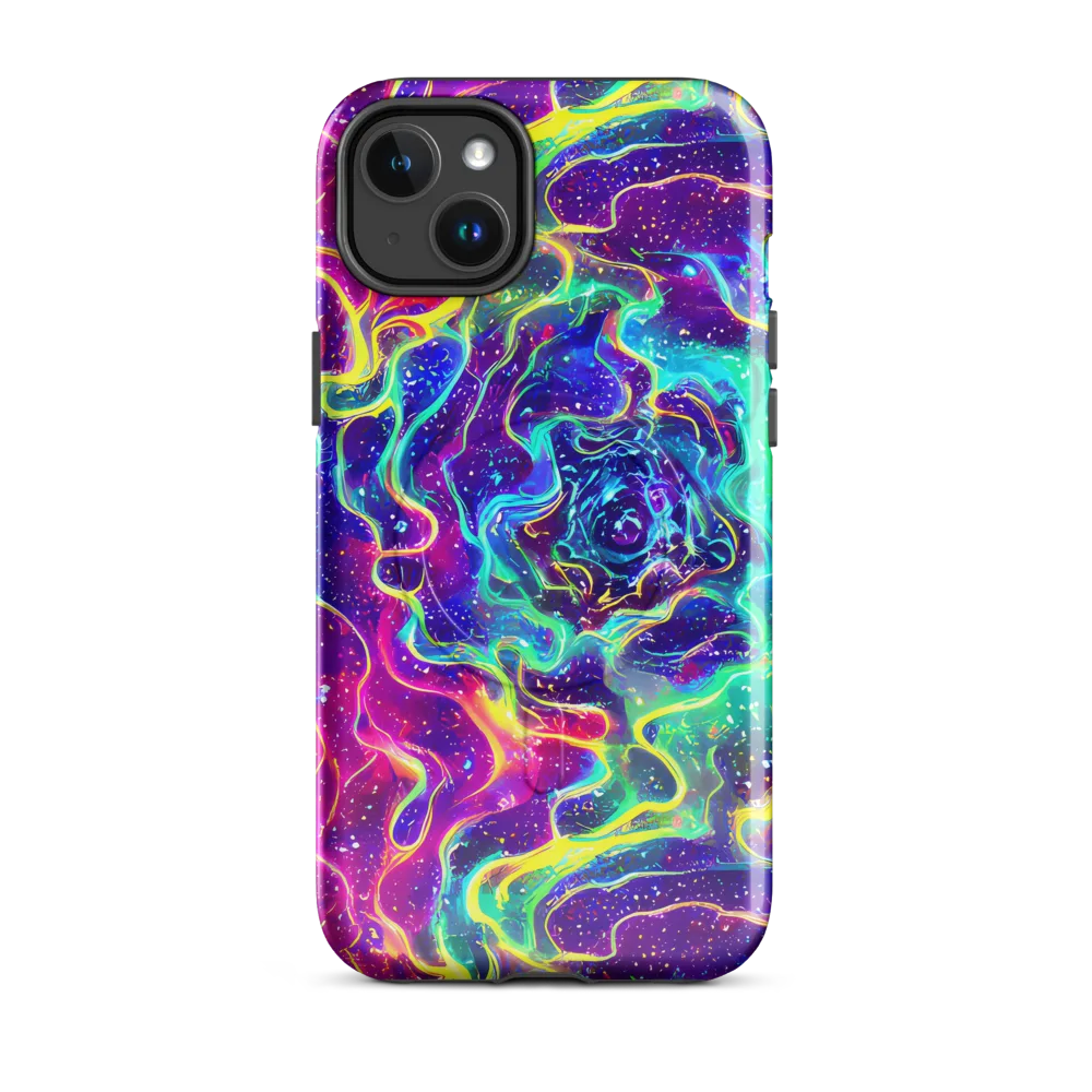 Liquid Light Show on MagSafe Tough Case for iPhone® — Front