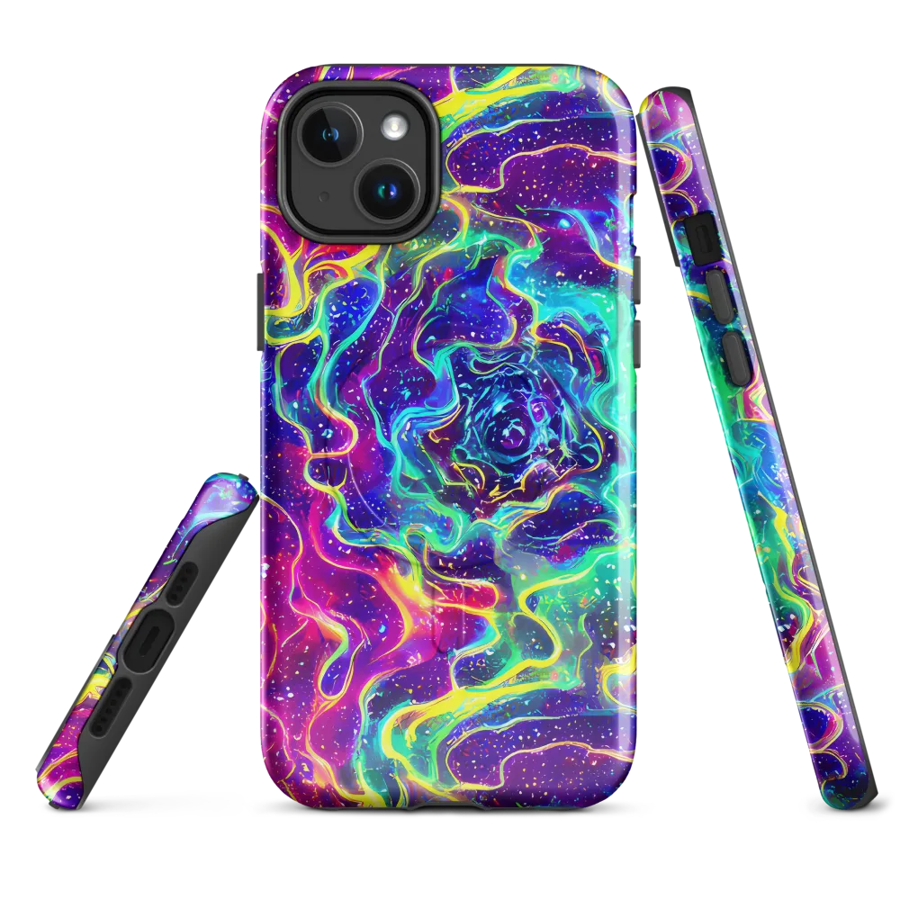 Liquid Light Show on MagSafe Tough Case for iPhone® — Front