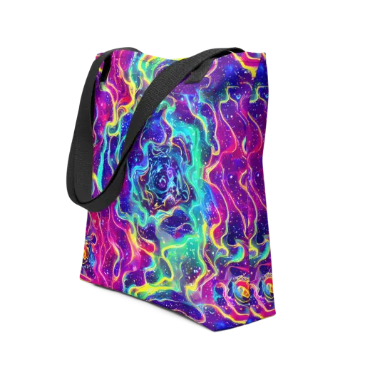 Liquid Light Show on a Tote Bag