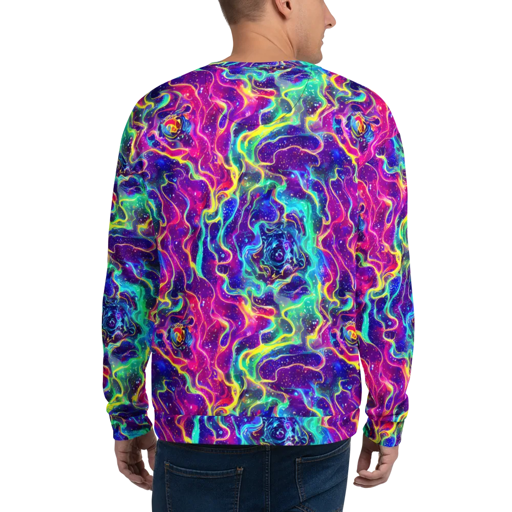 Liquid Light Show on Sweatshirt — Back