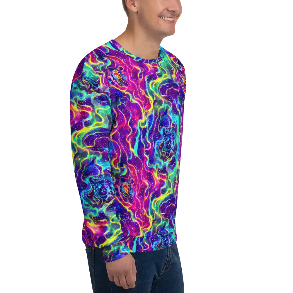Liquid Light Show on Sweatshirt — Right Front