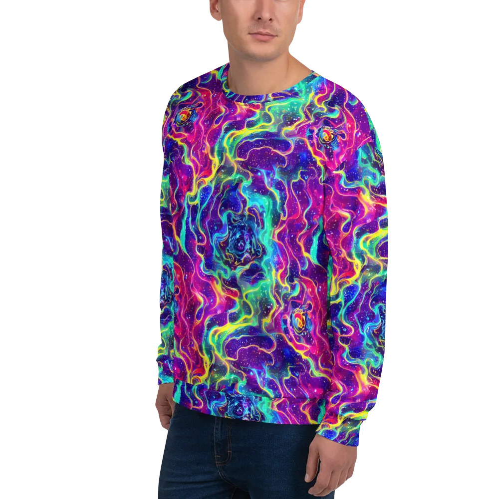 Liquid Light Show on Sweatshirt — Left Front