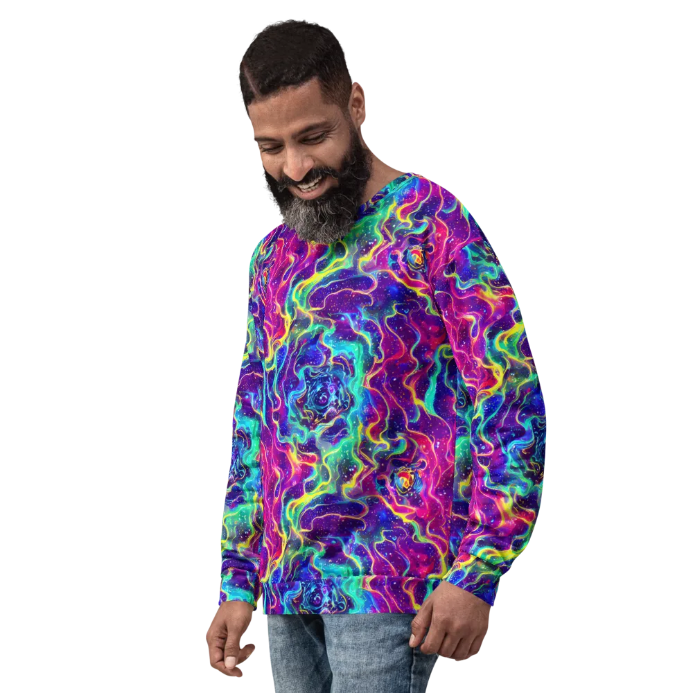 Liquid Light Show on Sweatshirt — Left Front