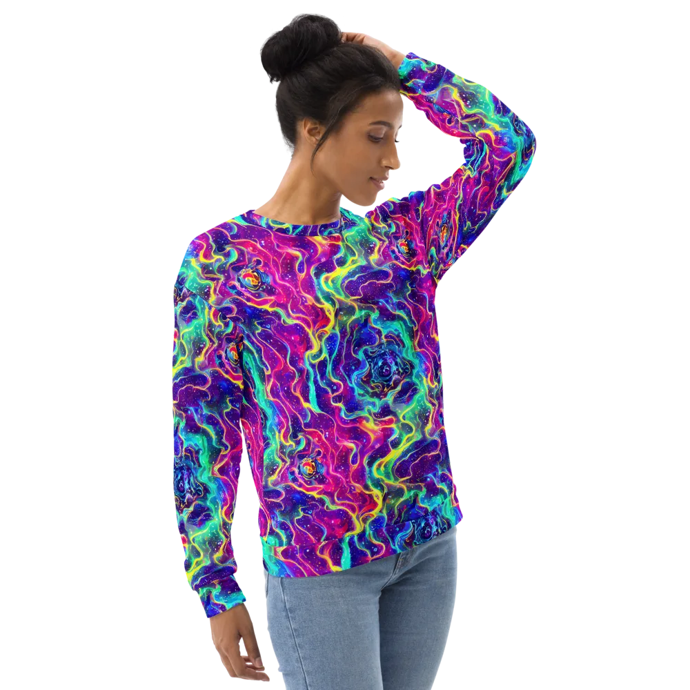 Liquid Light Show on Sweatshirt — Right Front