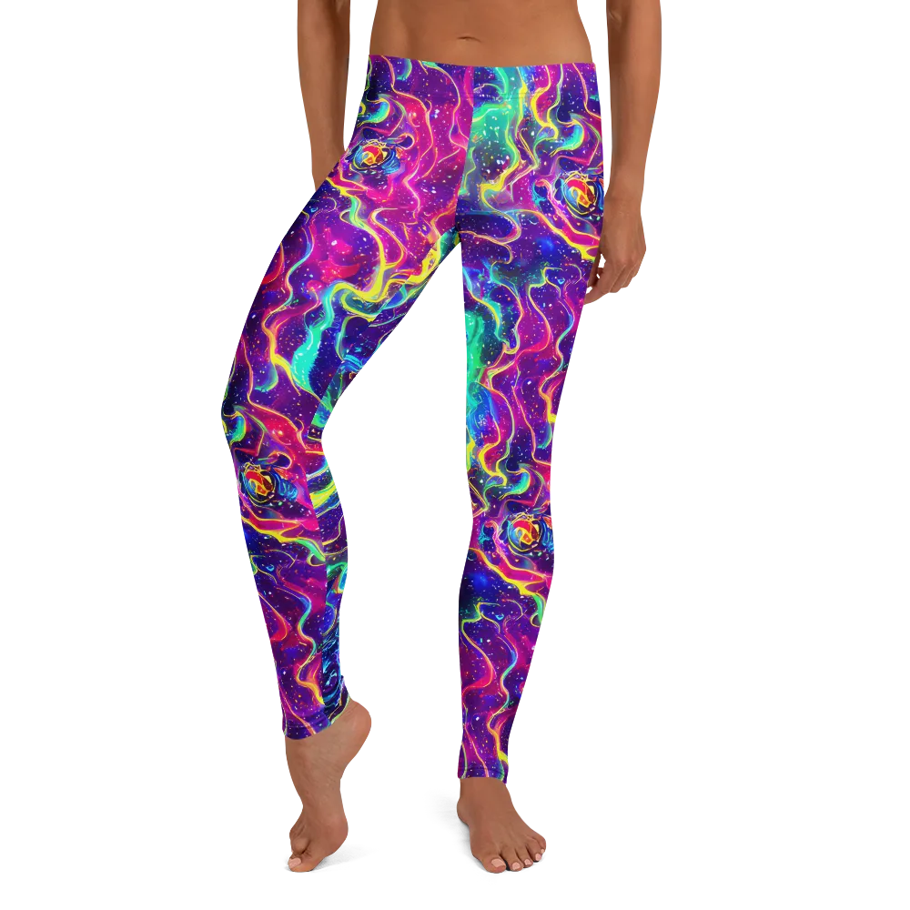 Liquid Light Show on Leggings — Front