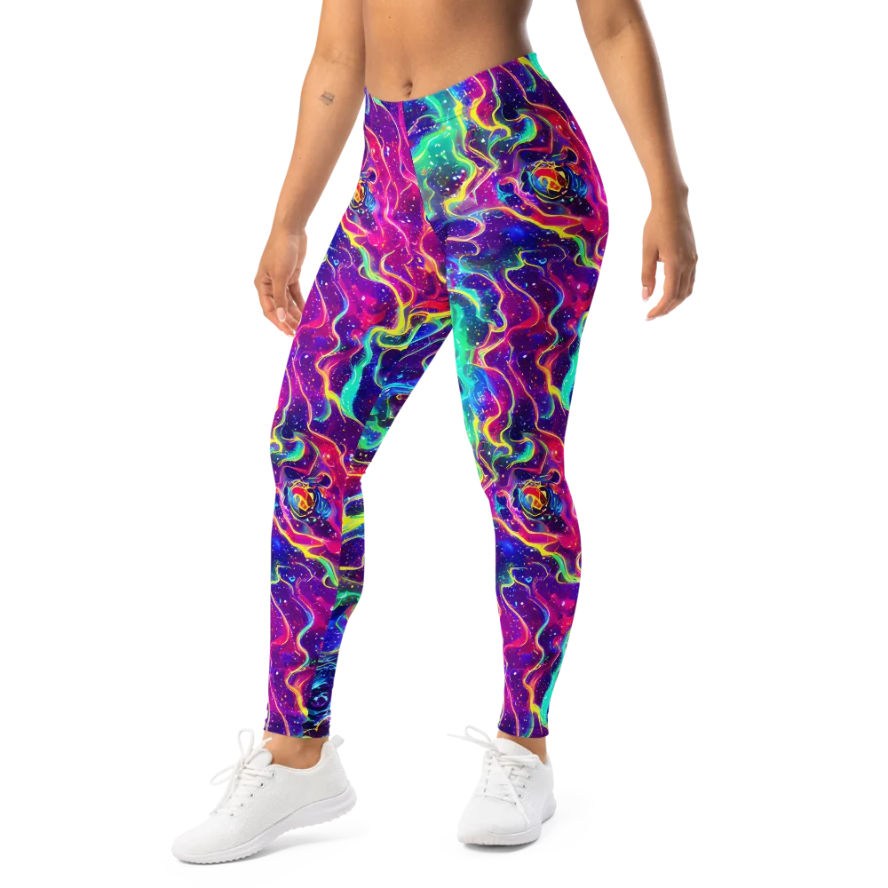 Liquid Light Show on Leggings — Left Front