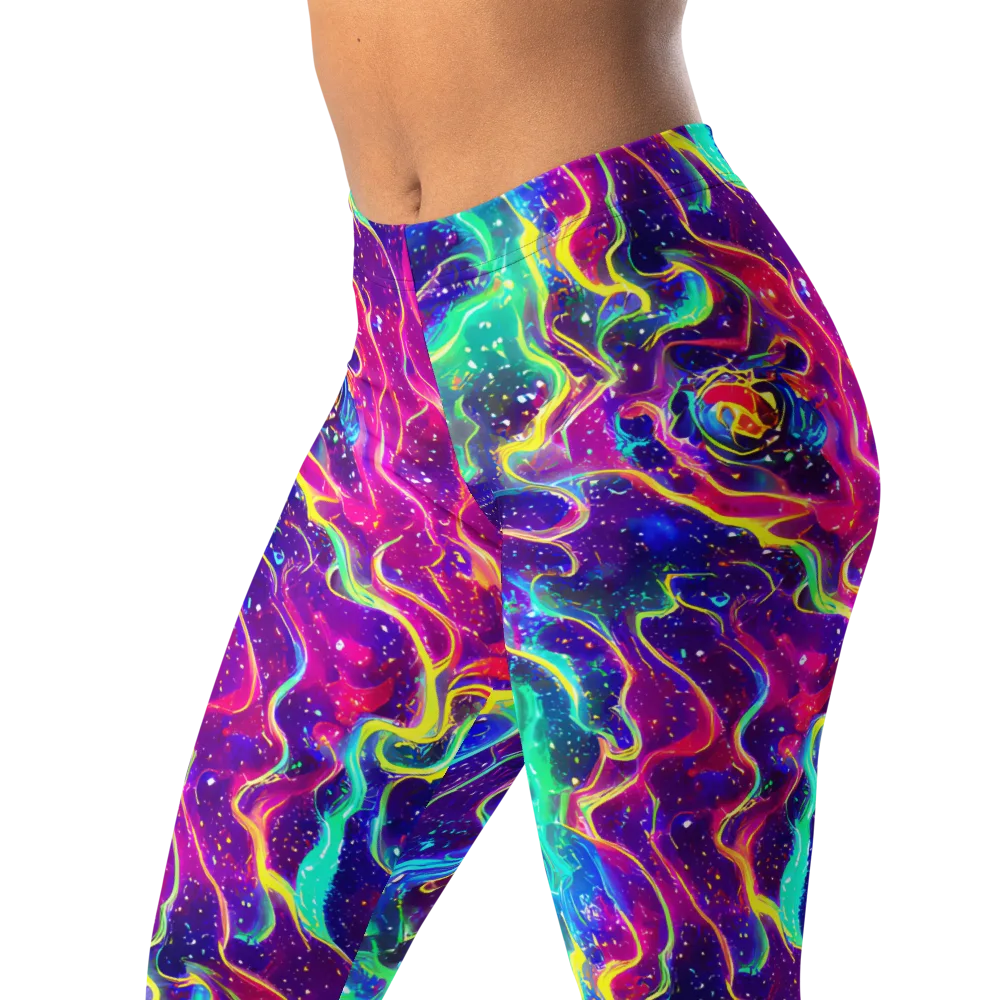 Liquid Light Show on Leggings — Left Front