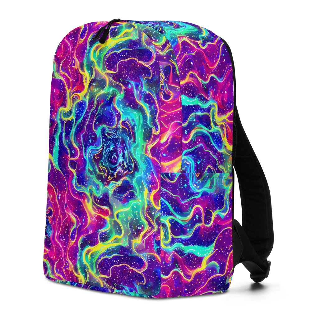 Liquid Light Show on Minimalist Backpack — Left