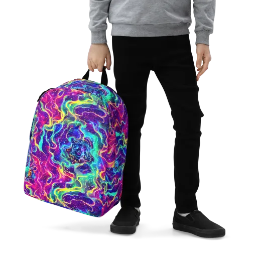Liquid Light Show on a Minimalist Backpack